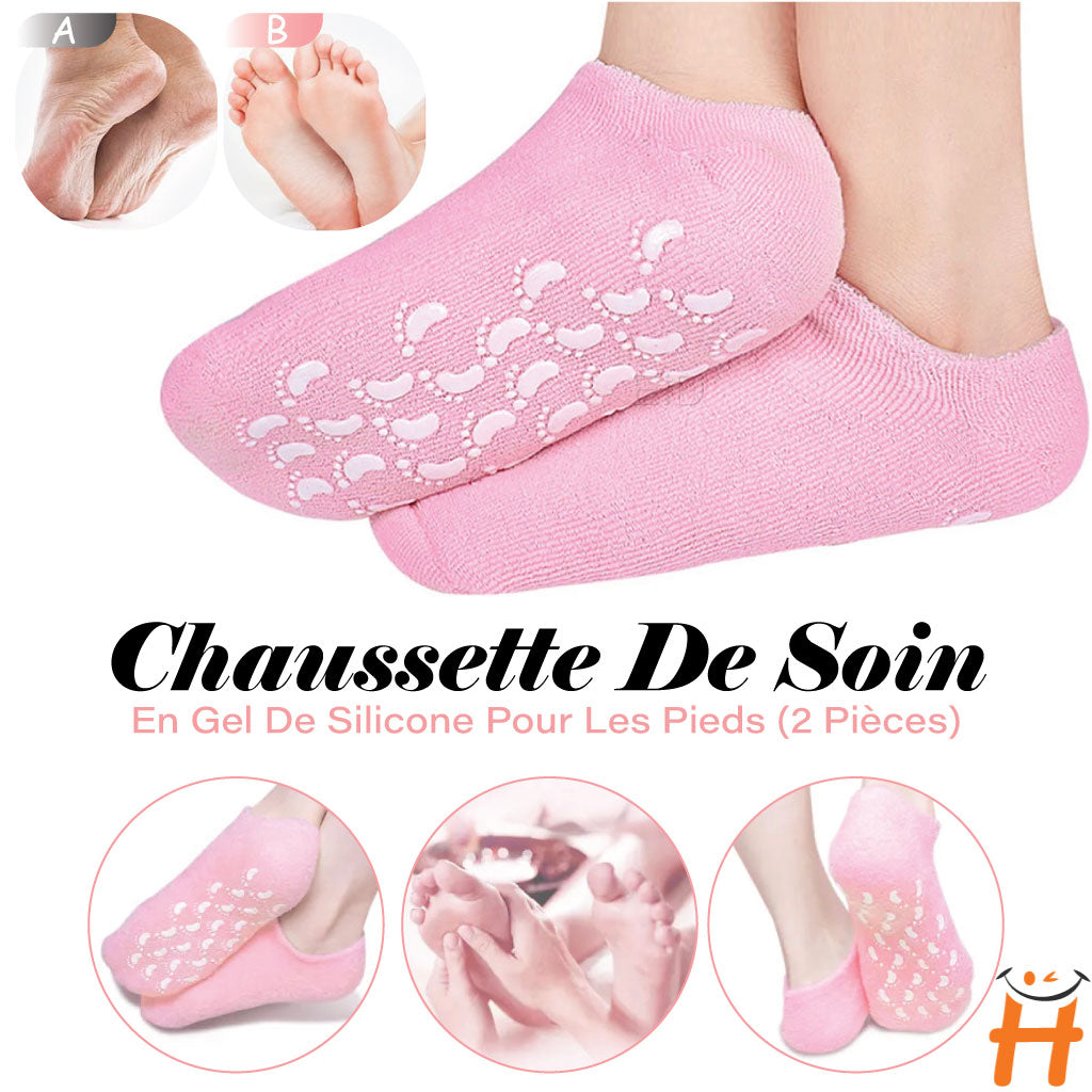 Chaussette De Soin En Gel De Silicone Pour Les Pieds (2 Pièces)