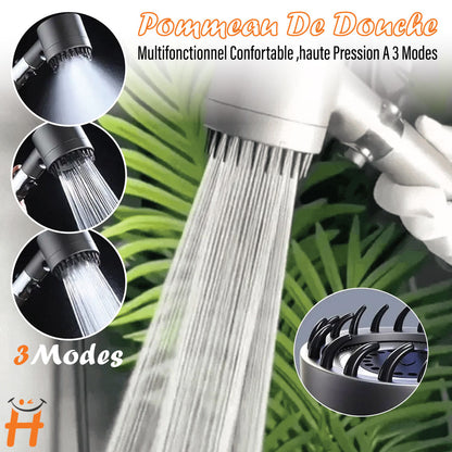 Pommeau De Douche Multifonctionnel Confortable ,haute Pression A 3 Modes .