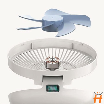 Petit Ventilateur Mural Pliable USB, Réglable Et Sans Fil.