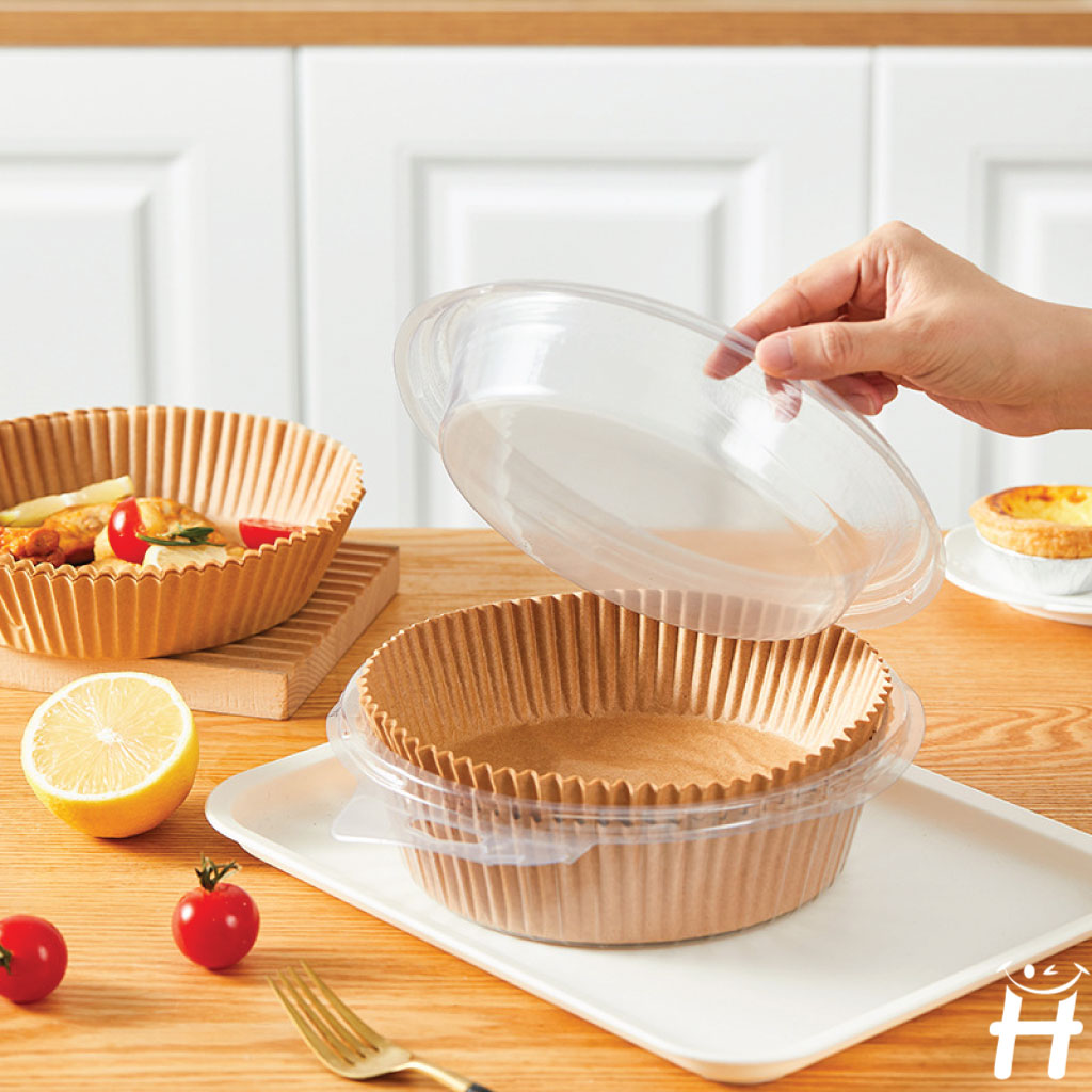 Papier De Cuisson Pour Friteuse À Air Anti Adhésives, Résistants À L'huile Et À L'eau