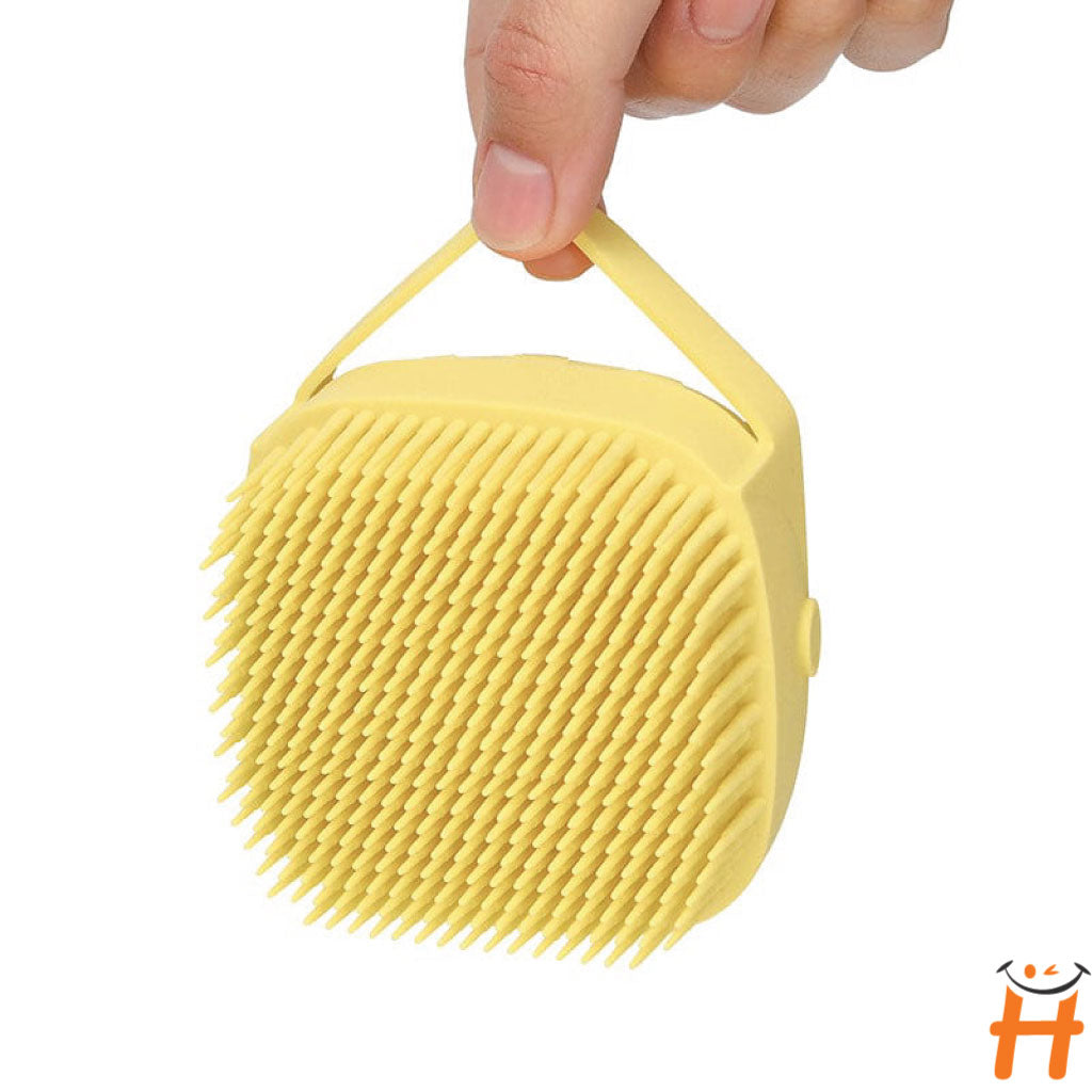 Brosse De Massage En Silicone Pour Nettoyer Le Cuir Chevelu, Les Cheveux Et Le Corps