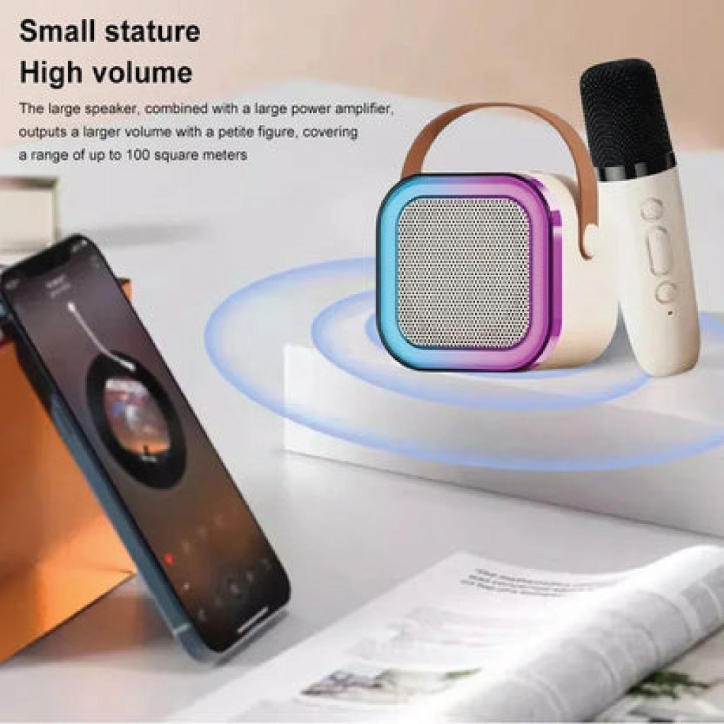 Mini Haut-parleur Bluetooth Portable Avec Deux Micro